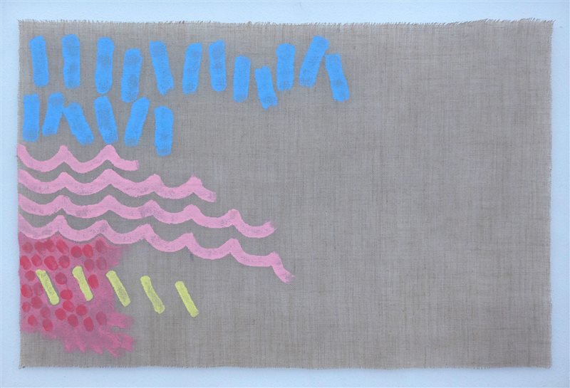 GIORGIO GRIFFA Rosa discendente, 2003