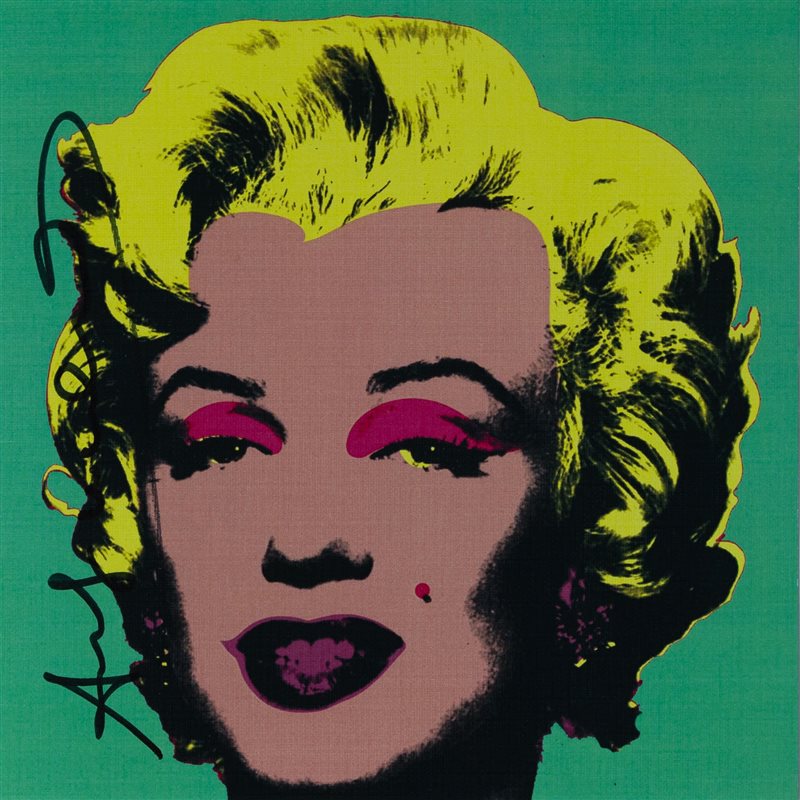 ANDY WARHOL Marilyn invitation, 1981