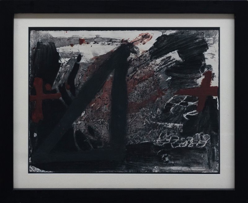 ANTONI TAPIES Triangle, 1976