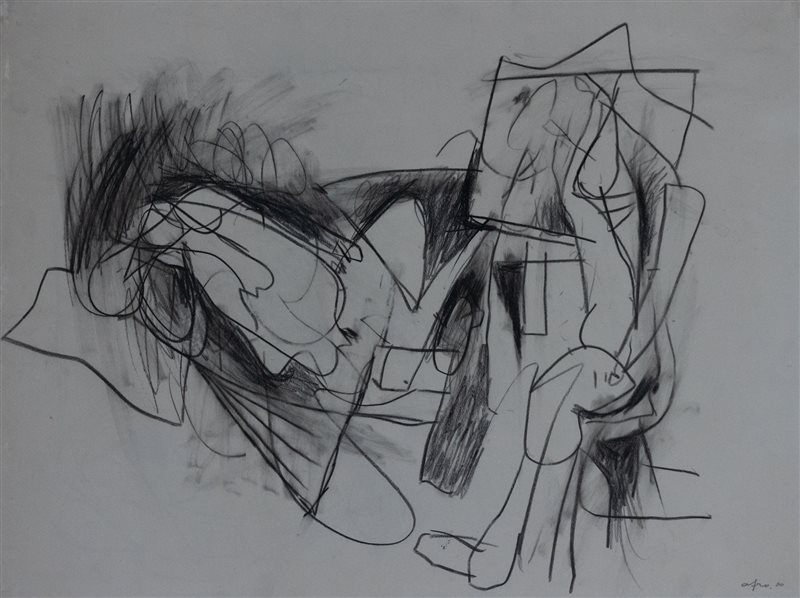 AFRO BASALDELLA Senza titolo, 1960