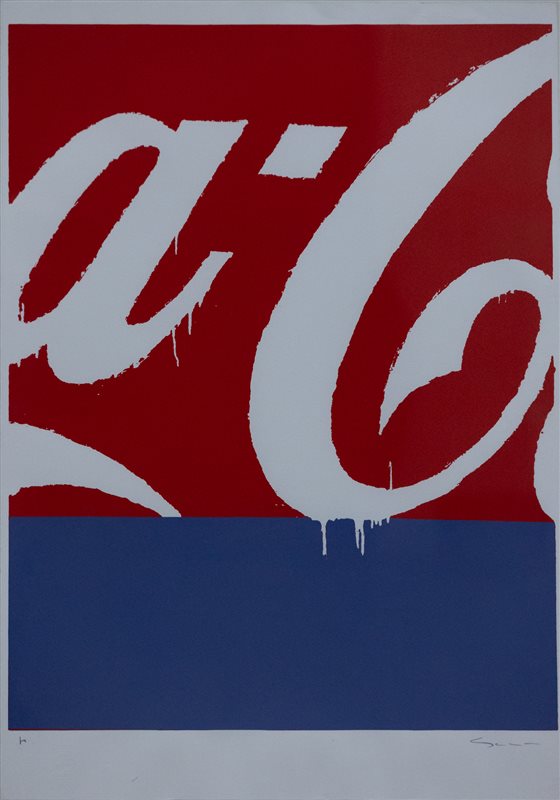 MARIO SCHIFANO Particolare di Propaganda