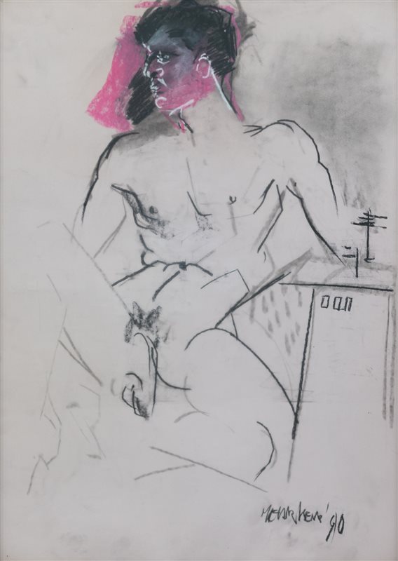 KLAUS KARL MEHRKENS Senza titolo, 1990