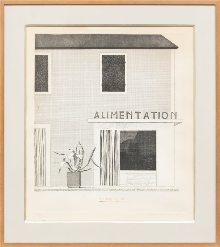 DAVID HOCKNEY French Shop, 1971