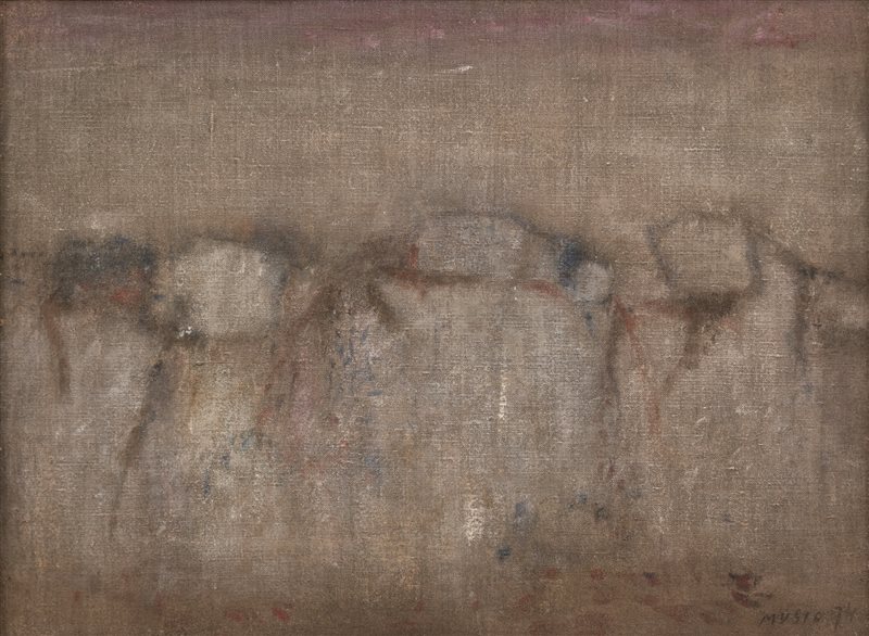 ZORAN ANTONIO MUSIC Paesaggio italiano, 1974