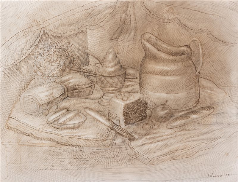 FERNANDO BOTERO El Bodegon, 1971