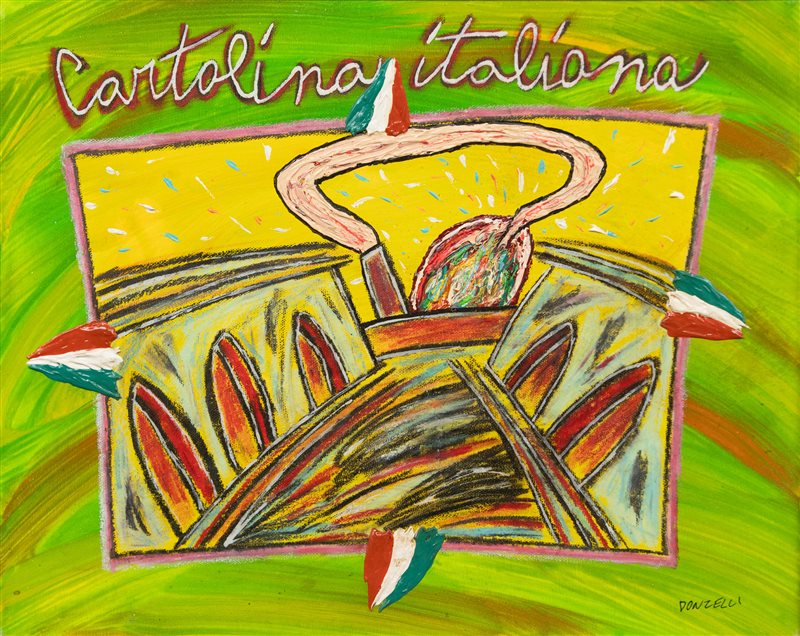 BRUNO DONZELLI Cartolina italiana, 1990