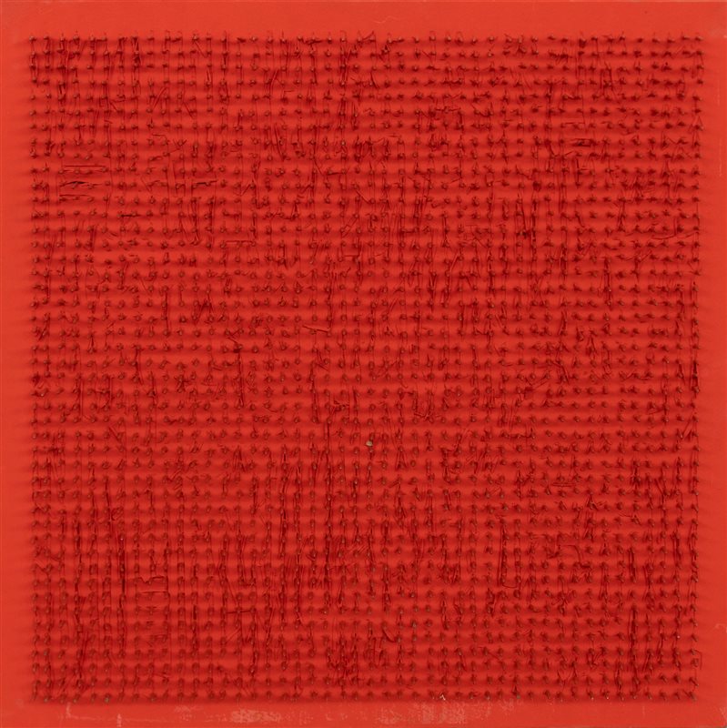 BERNARD AUBERTIN Tableau clous, 1970