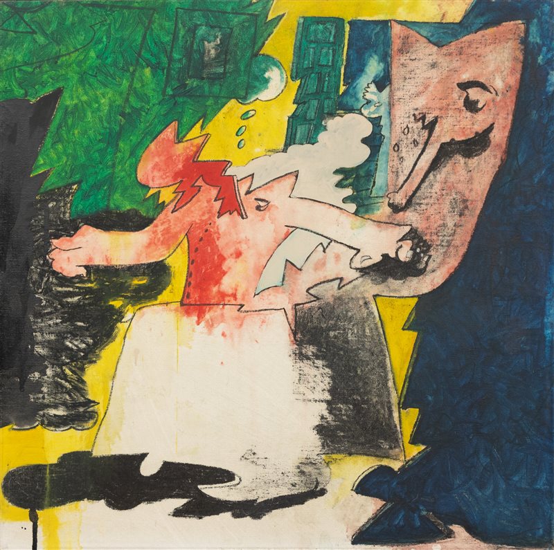 VALERIO ADAMI Da Le Meninas, Velasquez-Picasso, 1963