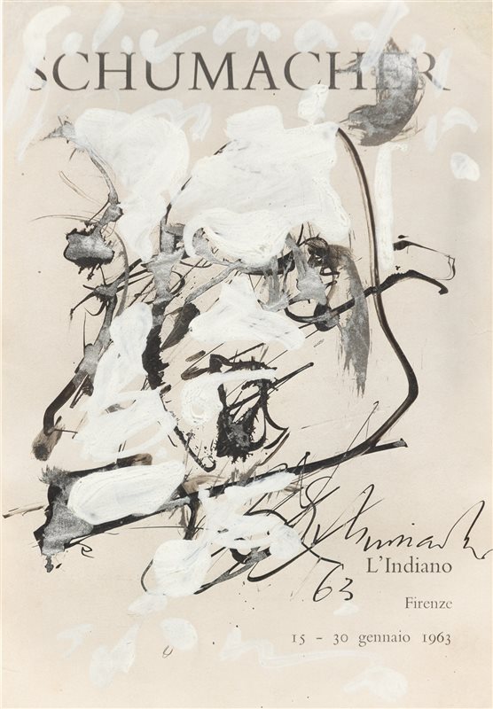 EMIL SCHUMACHER Senza titolo, 1963
