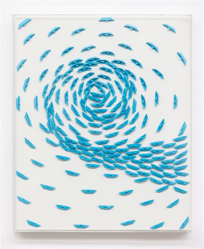 RICCARDO GUSMAROLI Vortice azzurro, 2024