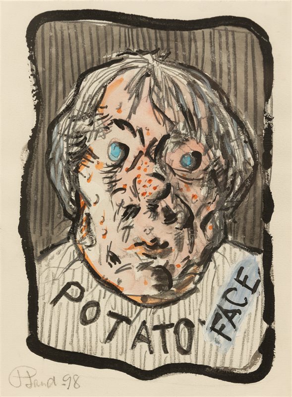 PETER LAND Potato face, 1998