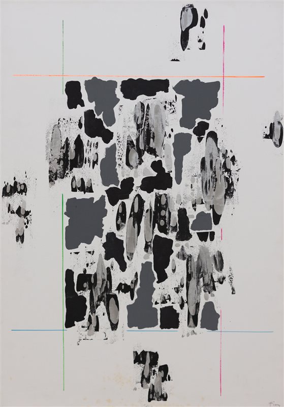 ENNIO FINZI Senza titolo, anni '80