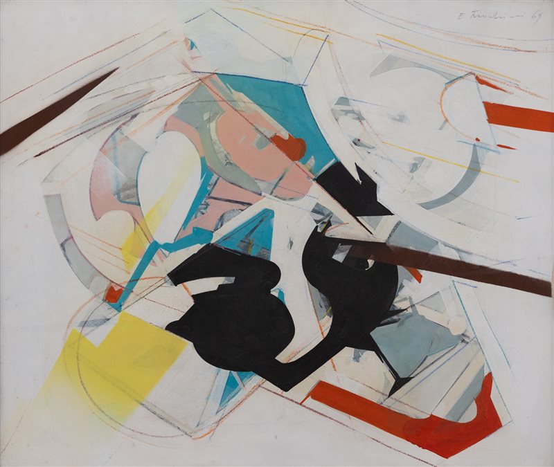 EDOARDO FRANCESCHINI Senza titolo, 1969