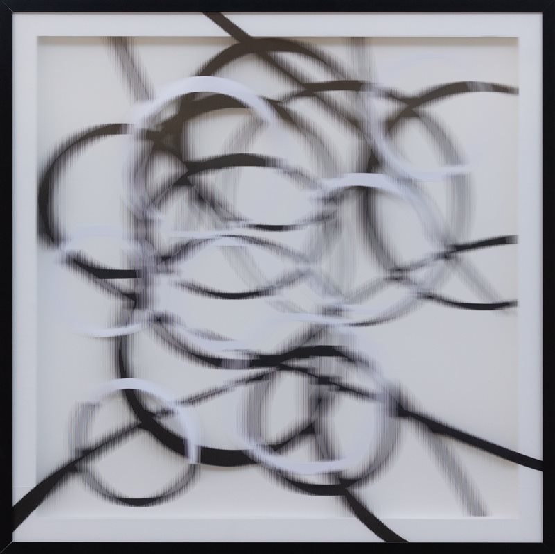 JAMES FIERAMOSCA Espansione circolare in bianco-nero, 2005