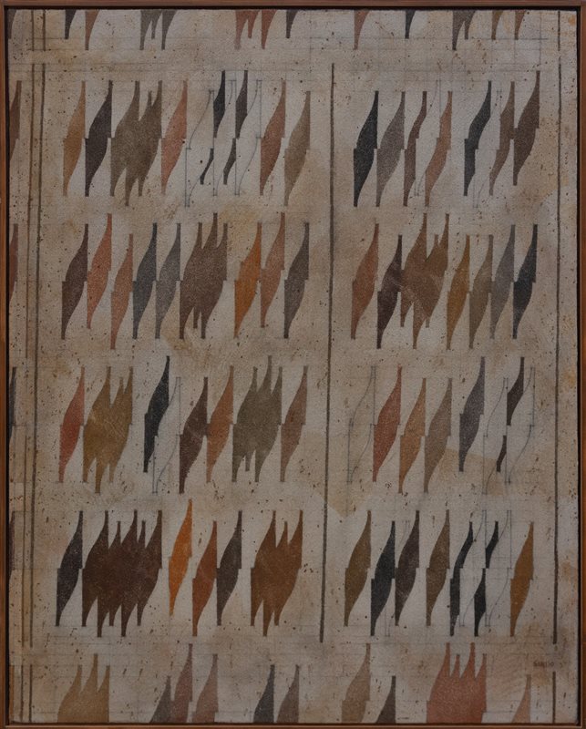 ENRICO SIRELLO Verticale, murale, 1999