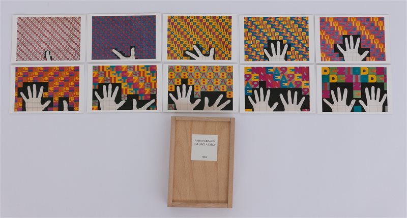 ALIGHIERO BOETTI Da uno a dieci, 1984