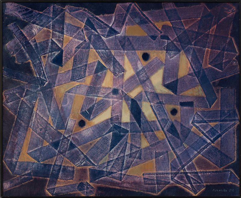 FELICE CANONICO Itinerario inquieto di 4 corpi celesti, 1984