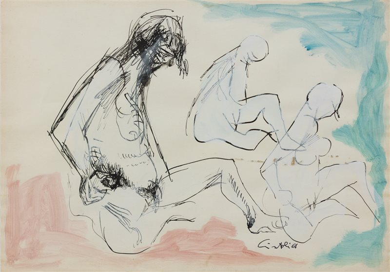CLAUDIO CINTOLI Nudi, 1961