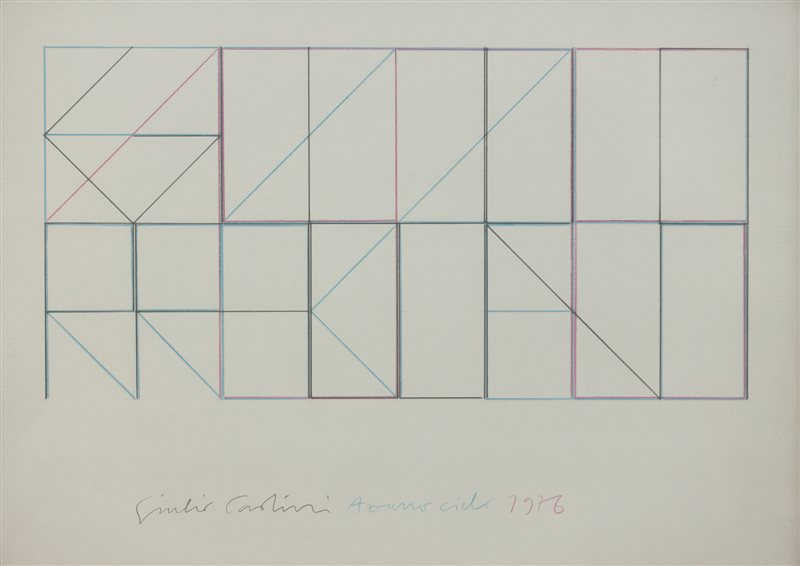 GIULIO PAOLINI Azzurro cielo, 1976