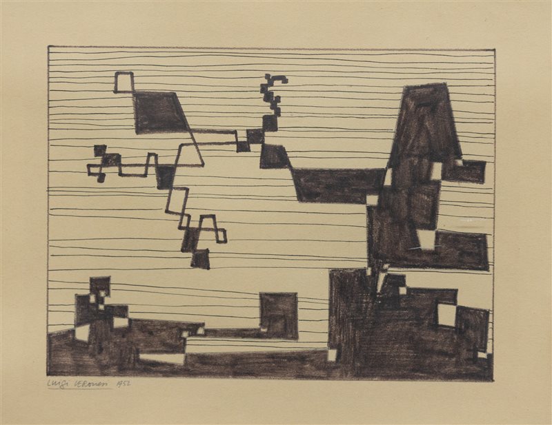 LUIGI VERONESI Senza titolo, 1952