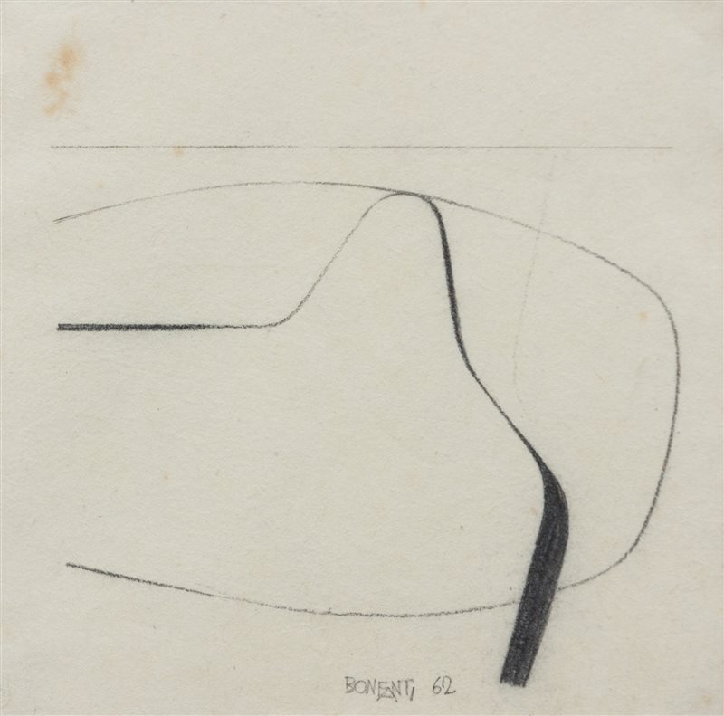 ARTURO BONFANTI Senza titolo, 1962