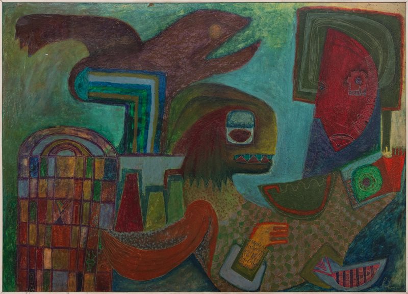 RAUL CANCIO Nel regno del blu, 1966