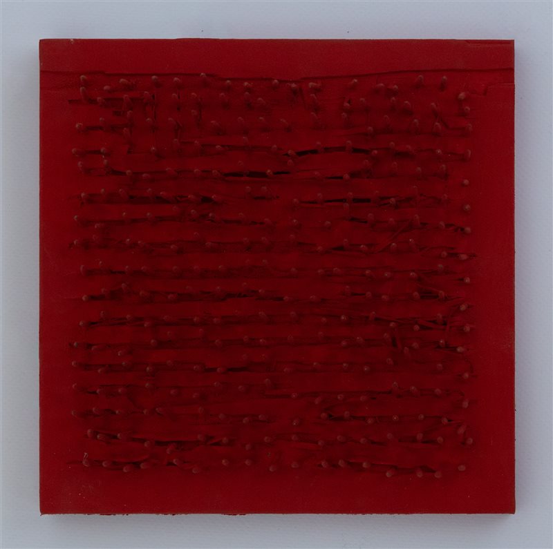 BERNARD AUBERTIN Tableau clous, 1970