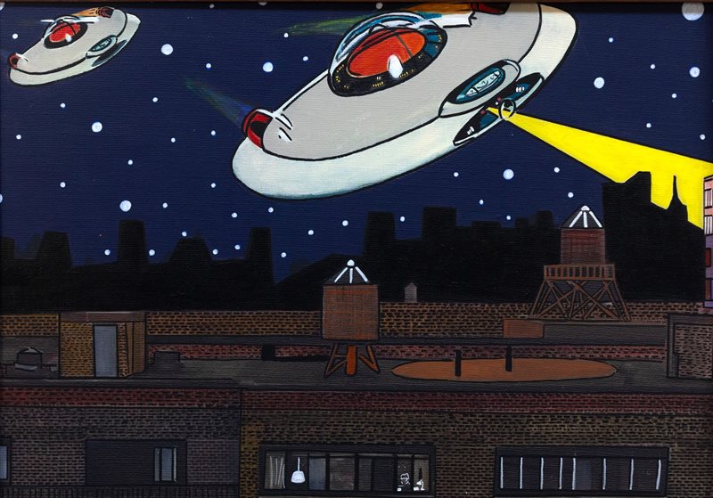 GIANCARLO MONTUSCHI Apparizione sui tetti di Chicago