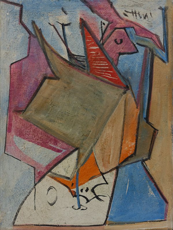 PIERO MAGGIONI Paesaggio ligure, 1972