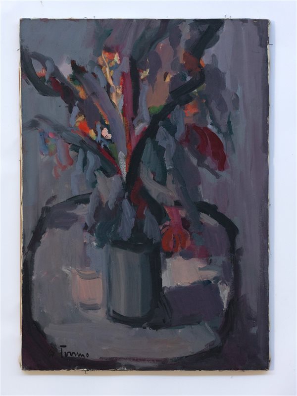 SAVERIO TERRUSO Vaso e fiori, 1967