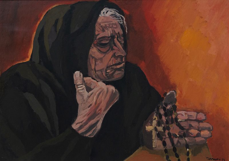 SAVERIO TERRUSO Dopo un giuorno di burrasca...., 1973