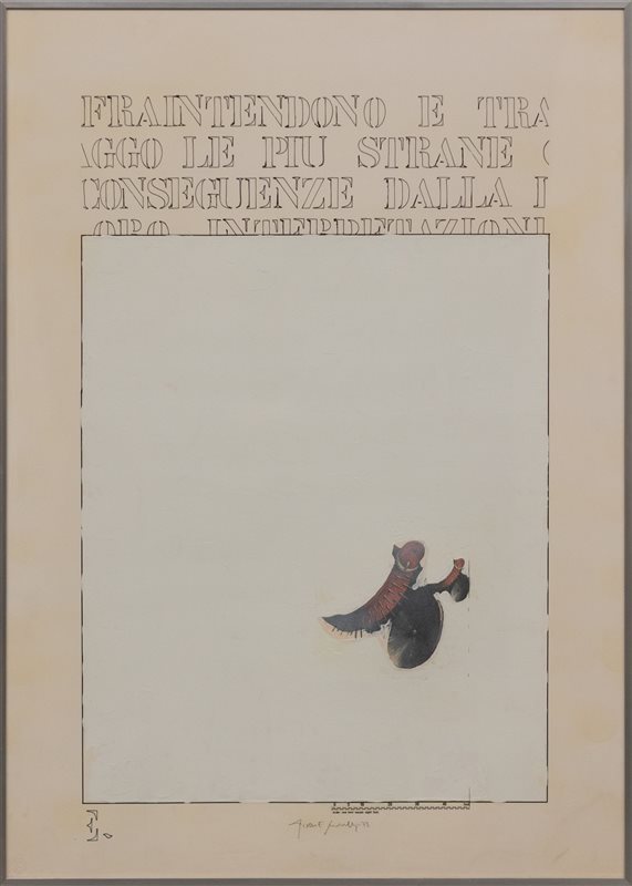 GIANNI EMILIO SIMONETTI Senza titolo, 1973