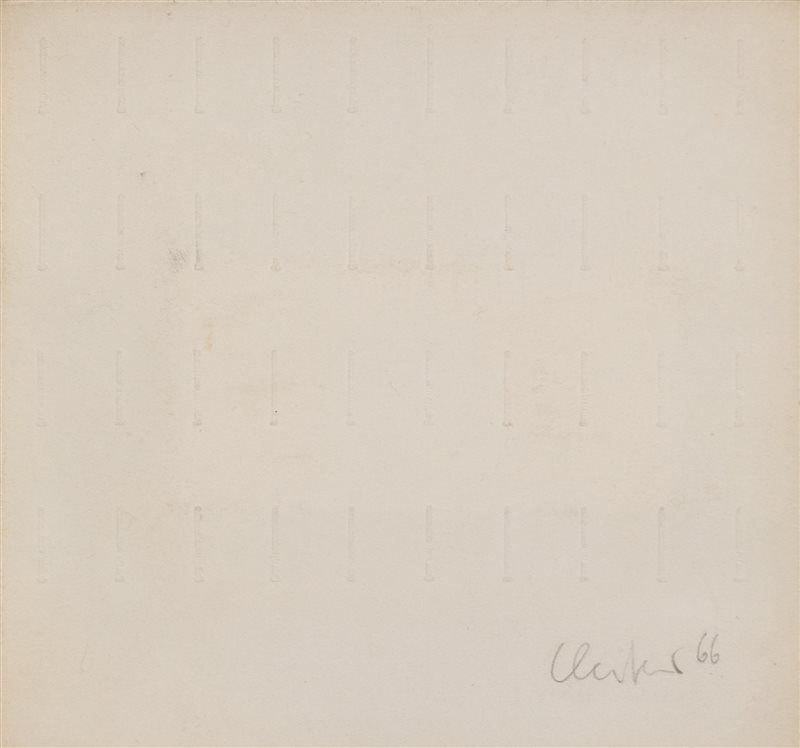 GUNTHER UECKER Nagel feld, 1966