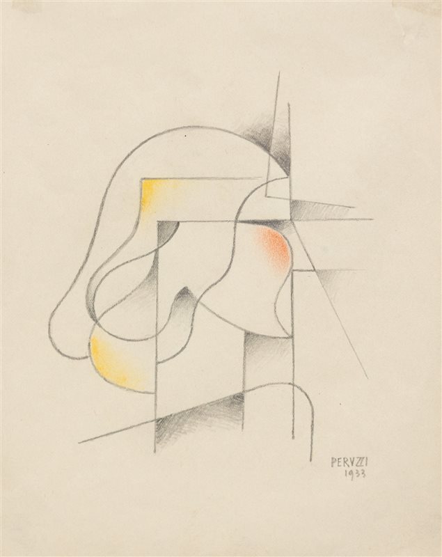 OSVALDO PERUZZI Senza titolo, 1933