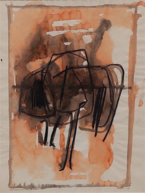 GIANNI BERTINI Senza titolo, 1957