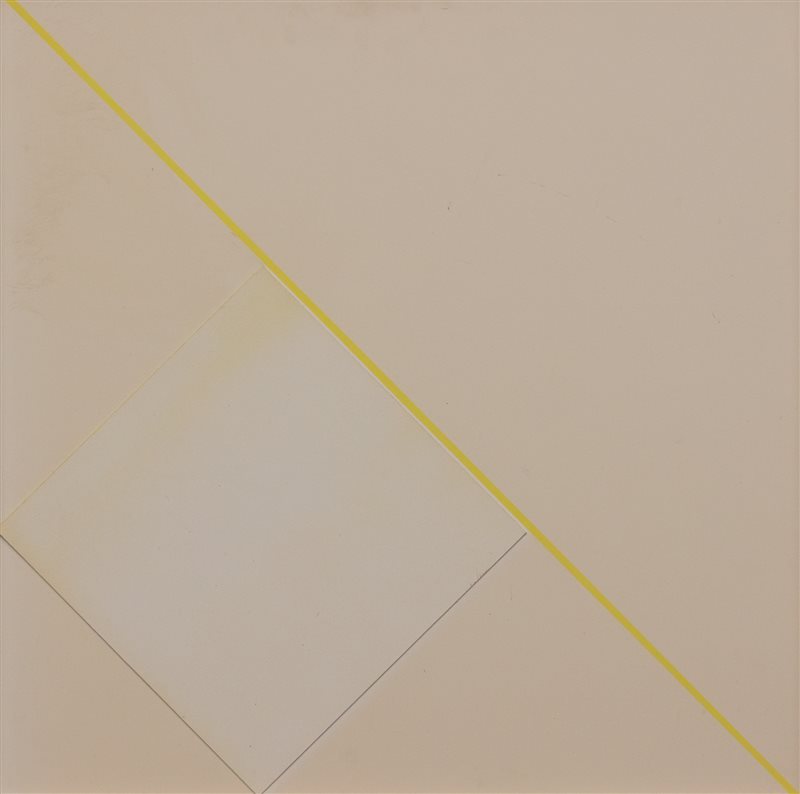 SANDRO DE ALEXANDRIS Diagonale gialla, 1970