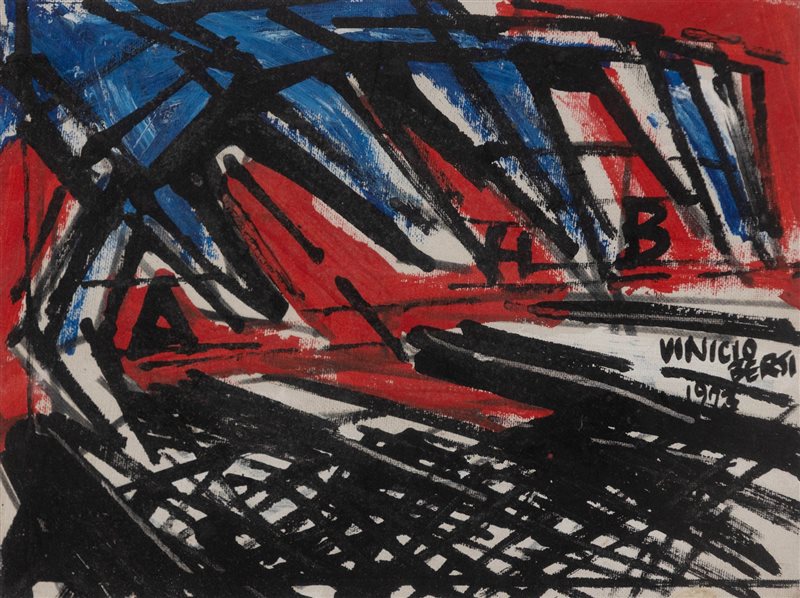 VINICIO BERTI Racconto A-H-B, 1973