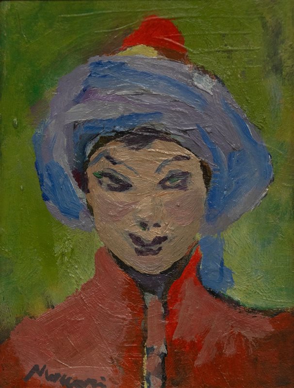 MINO MACCARI Figura con turbante, 1959