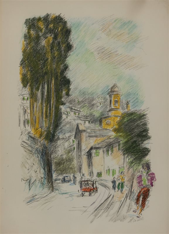 MICHELE CASCELLA Paesaggio, 1980