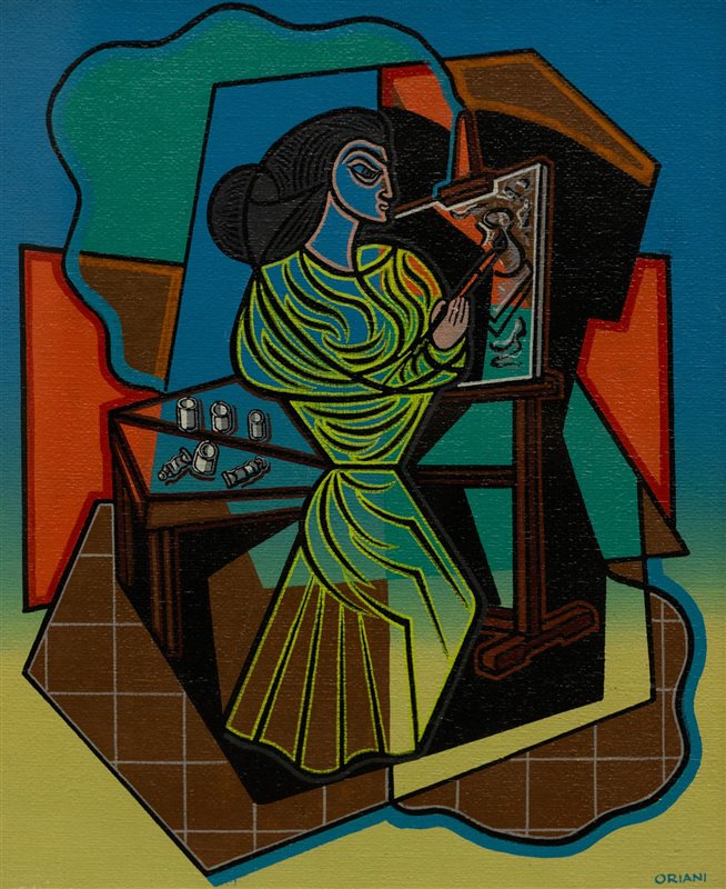 PIPPO ORIANI La pittrice