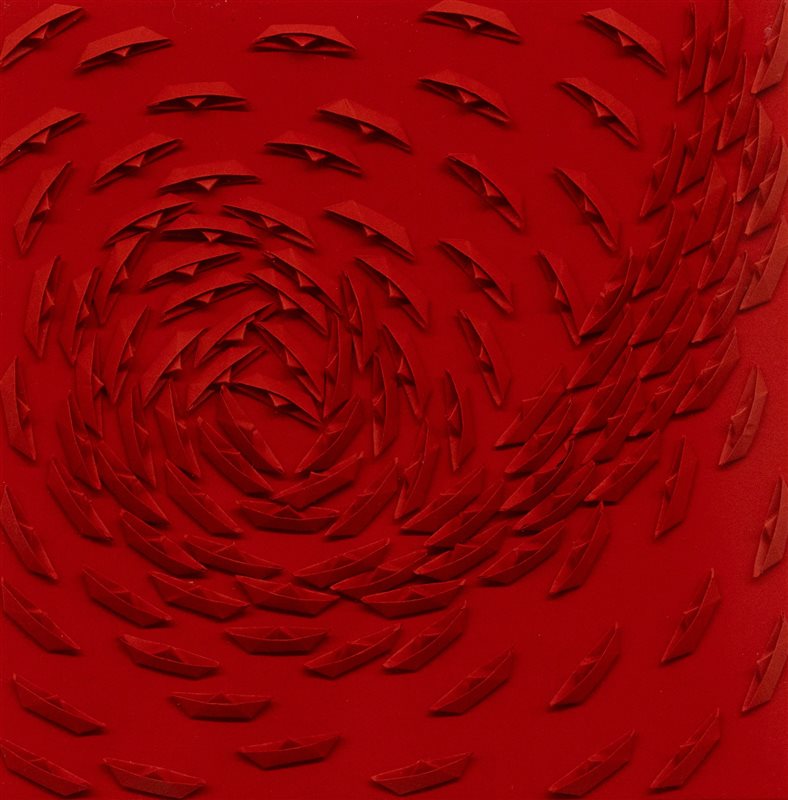 RICCARDO GUSMAROLI Vortice rosso, 2026