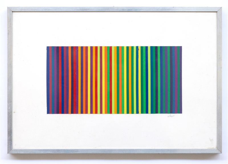 JULIO LE PARC Collage Serie 57 N. 7.11.6.10, 1959-1970