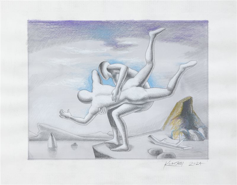 MARK KOSTABI Unbroken spirits, 2024
