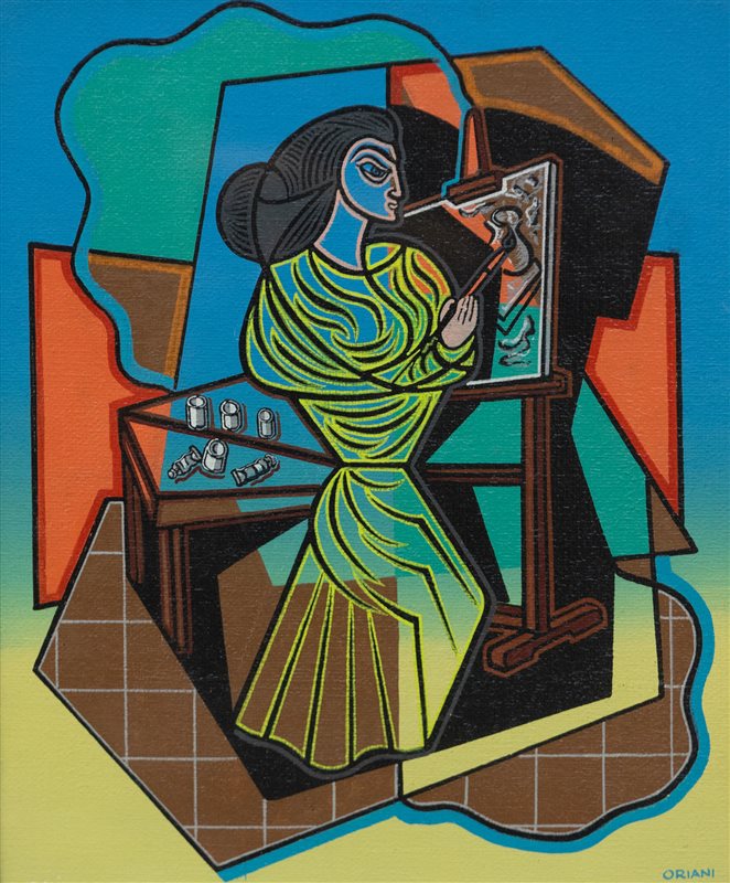 PIPPO ORIANI La pittrice