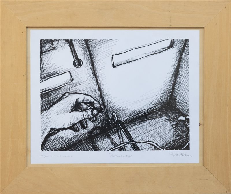 MATTEO FATO Autoritratto, disegno 021, scena 5